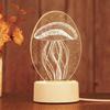 D Nightlight Beside Acrylic Engraving USB Night Lamp
