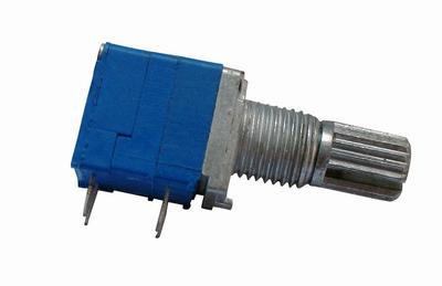 Drehpotentiometer 2x10kOhm Linear 9x11 Mit Schalter