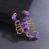 Elegant Scorpion Brooch: High-End Enamel Alloy Pin for Men's Suits