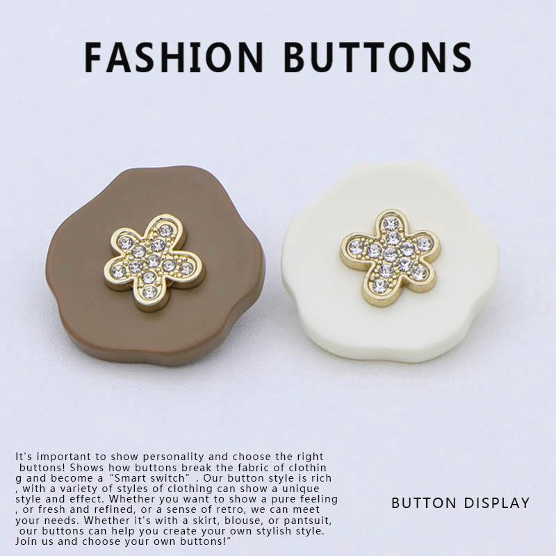 10Pcs Coat Buttons High-End Exquisite Premium Cashmere Sweater Decorative Buttons High-End Top Jacket Buttons