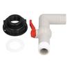 IBC Tank Tap Adapter Water Hose Connector Garden Accessories 90 Degrees  32mm Faucet Plumbing Tools
