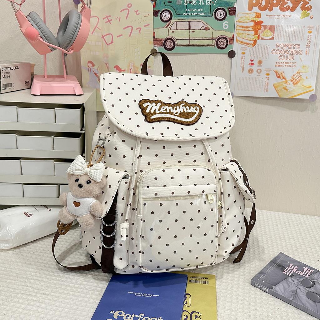 Schoolbag new lightweight backpack girls backpack solid color versatile schoolbag Korean version leisure college wind travel backpack