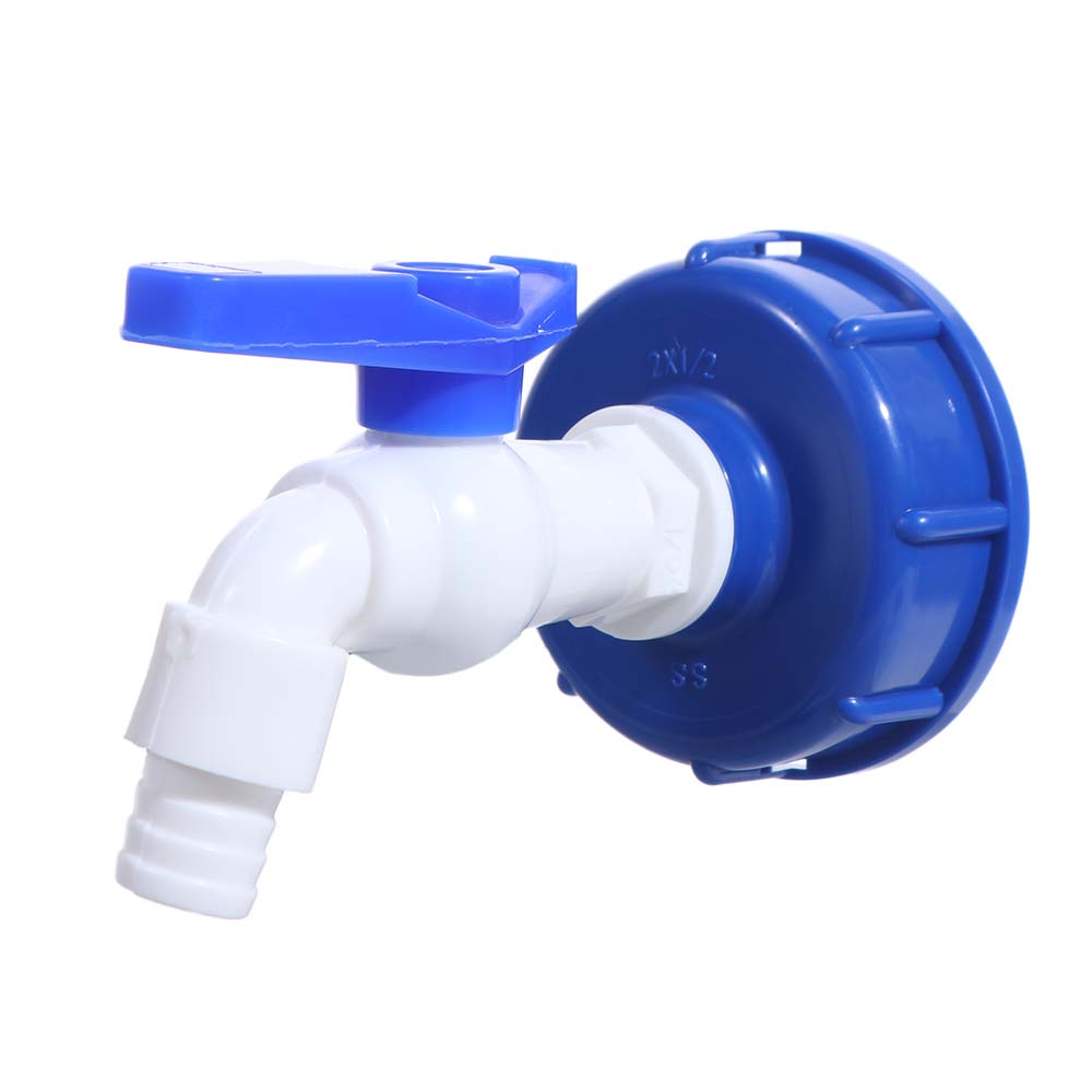 S60x6 Gwint Zgrubny Adapter Kranu Zaworu do Zbiornika IBC Wytrzymały Szybkozłączka Adapter Złącza Wodnego 1/2'' 3/4''