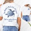 Give Thanks To The Lord Shirt Bible Verse Psalm 1361Tshirt Summer Christian Ocean Tees Sea Turtle Bible Quote Cotton Tshirts
