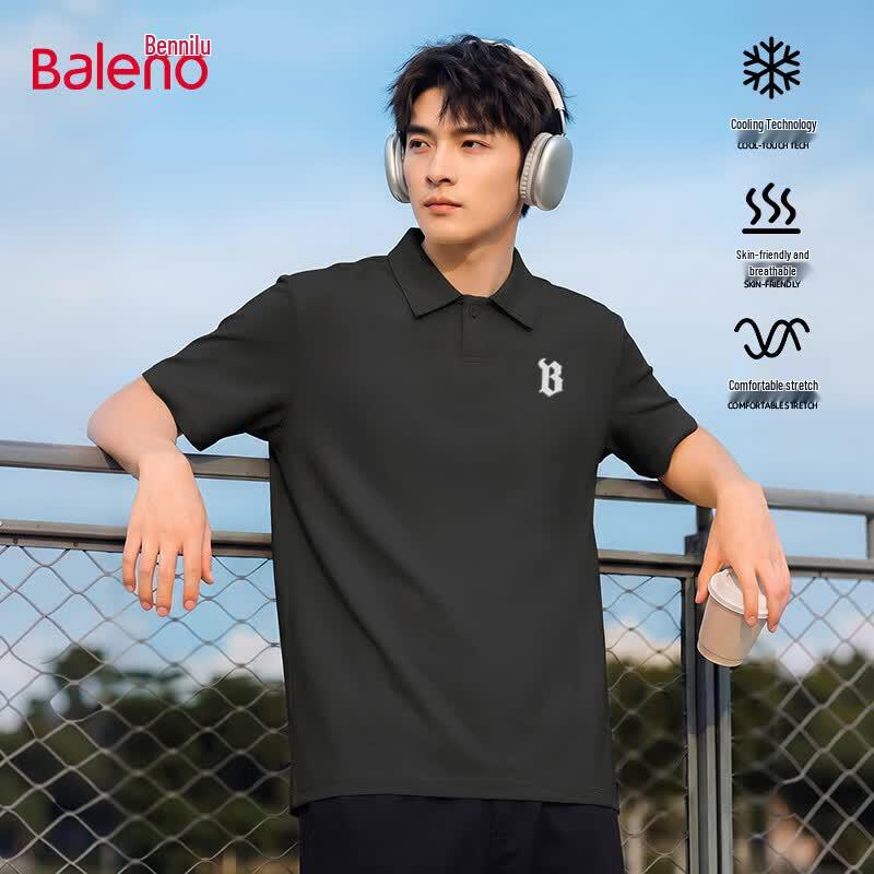 Baleno Men s Breathable Pique Short Sleeve Polo Shirt 3XL