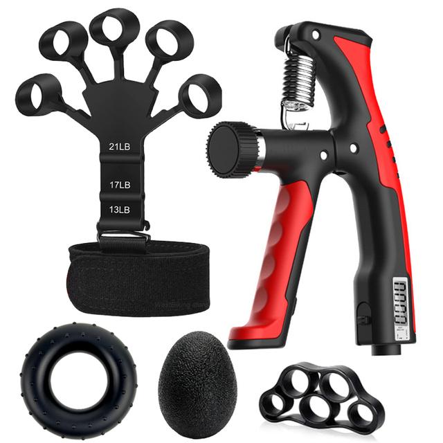 Einstellbar von 5 bis 60 kg, Hochleistungs-Griffverstärker, Fitness-Handtrainer, Griffstärke, Handgelenktraining, Fingergriffverstärker