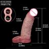 SXXY Multi-Types Skin Touch Hollow Dildo Silicone Male Dick Extender Realistic Delay Ejaculation Sex Toys For Men 18+ Couple Sex