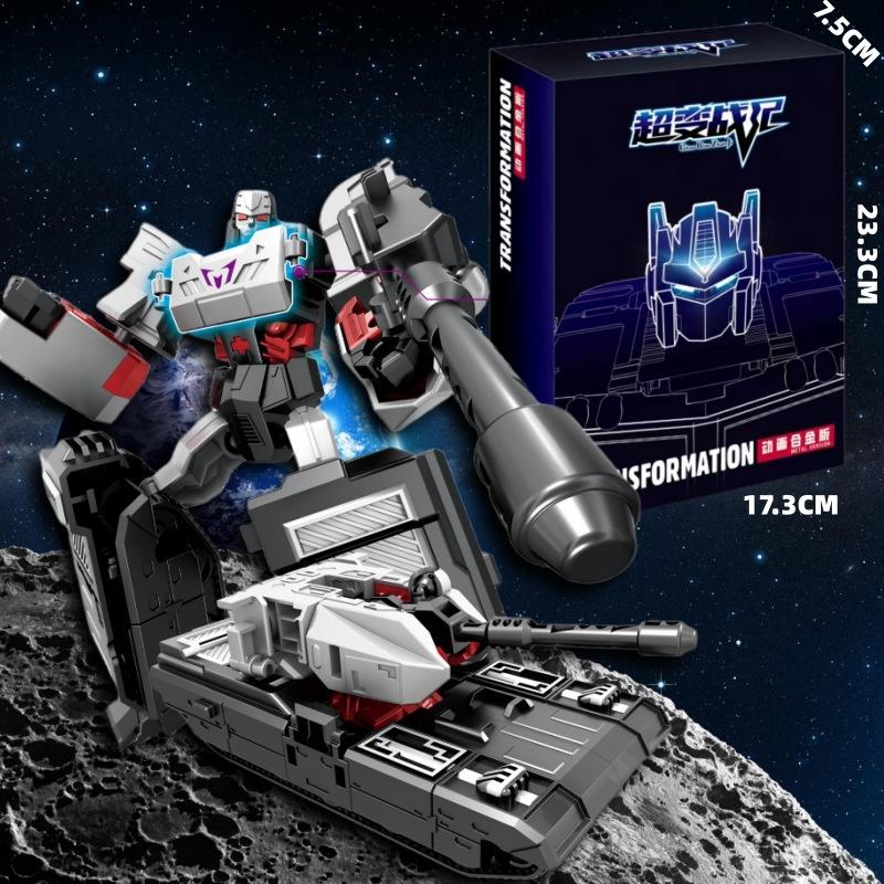 

Детская деформированная модель робота из легкого сплава, игрушка-робот Bumblebee Warrior King Kong, подарок на день рождения мальчика, сделанный своими руками чёрный