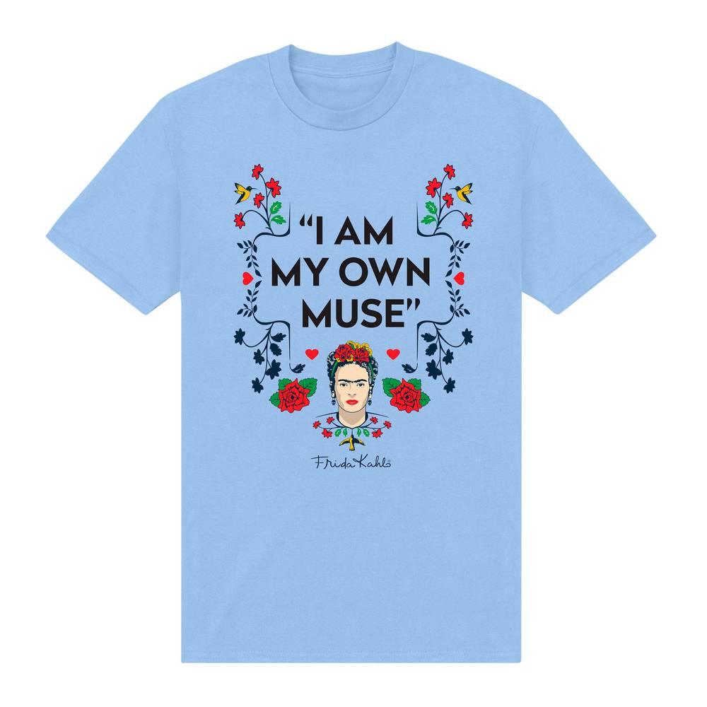 Frida Kahlo Unisex Adult I Am My Own Muse T-skjorte