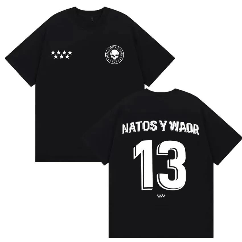 Pop Rapper Nato Y Waor Merch Cotton T Shirt Short Highend Luxury Unisex Style Both Of Unisex And Unisex