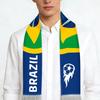 2026 International Football Championship National Flag Scarf Soft Comfortable Fabric For Football Fans And Sports Enthusiasts