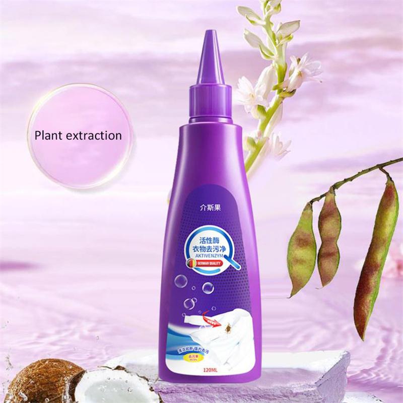 No-Rinse Instant Dry Cleaner Clothes Oil Ink Grease Food Stains Powerful Remover Safe for Whites & Colors