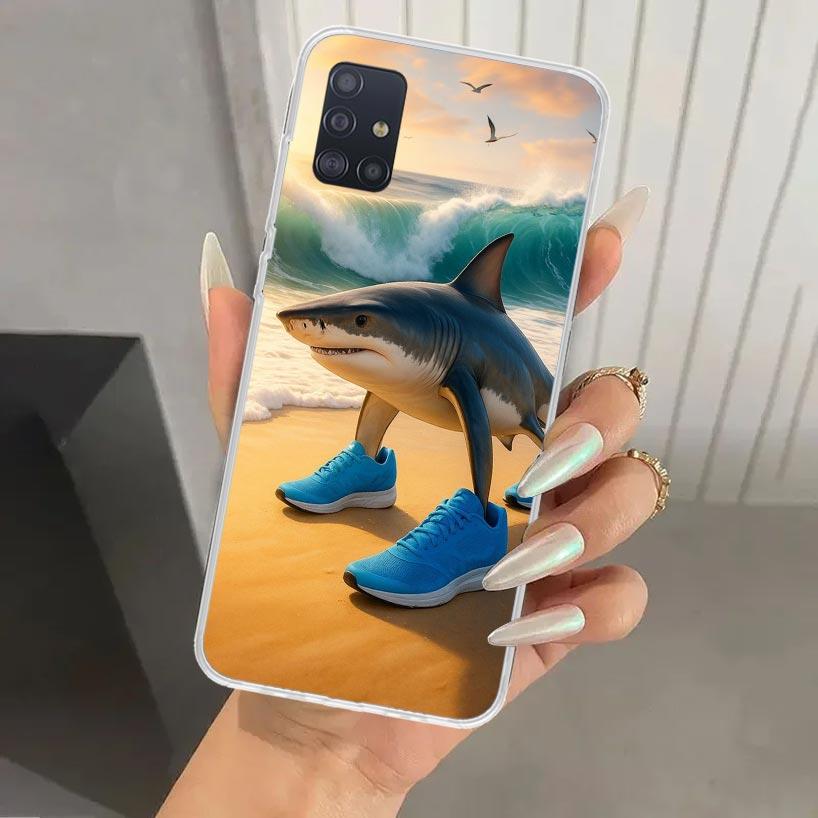Italian Brainrot Animals Phone Case for Samsung Galaxy A52 A42 A32 A22 A12 A02S A72 A51 A50S A41 A31 A21S A71 A40 A30S A20S A10S
