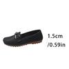 Chaussures Slip-On pour Femmes en Cuir Souple Blanc, Antidérapantes, Décontractées, Grande Taille.