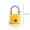 Keyless Smart Padlock USB Charging Electronic Door Lock Fingerprint Fingerprint Lock  Home