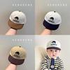 Baby-Sonnenhut mit kurzem Schirm für den Sommer Sonnenschutz Kinder Baumwoll-Baseballkappe