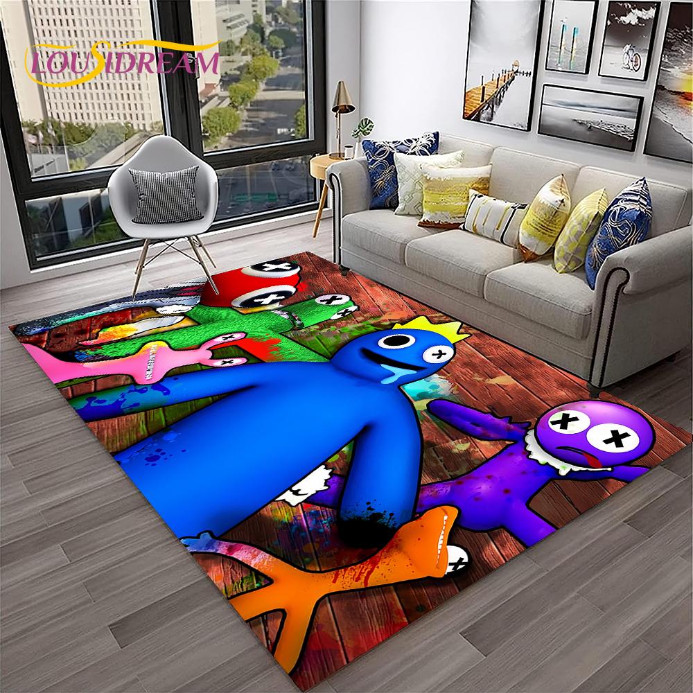 

Game R-Rainbow Friends Cartoon Area Rug,Carpet for Home Living Room Bedroom Sofa Doormat Decor,kid Play Non-slip Floor Mat Gift 40x60cm