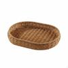 Wicker Organizing Tray Waterproof Woven Vanity Easy to Clean Bathroom Accessory for Spa Owners,
