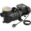 Above Ground Pool Pump, 250W, 11,700 L/H Max Flow Single Speed Swimming Pool Pump, AC 220-240V, 2850 RPM, 8 M Max Head Lift, with Filter Basket & Lid,