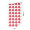 Wallpaper Basic Retro Checkered Coral and White 50x1000