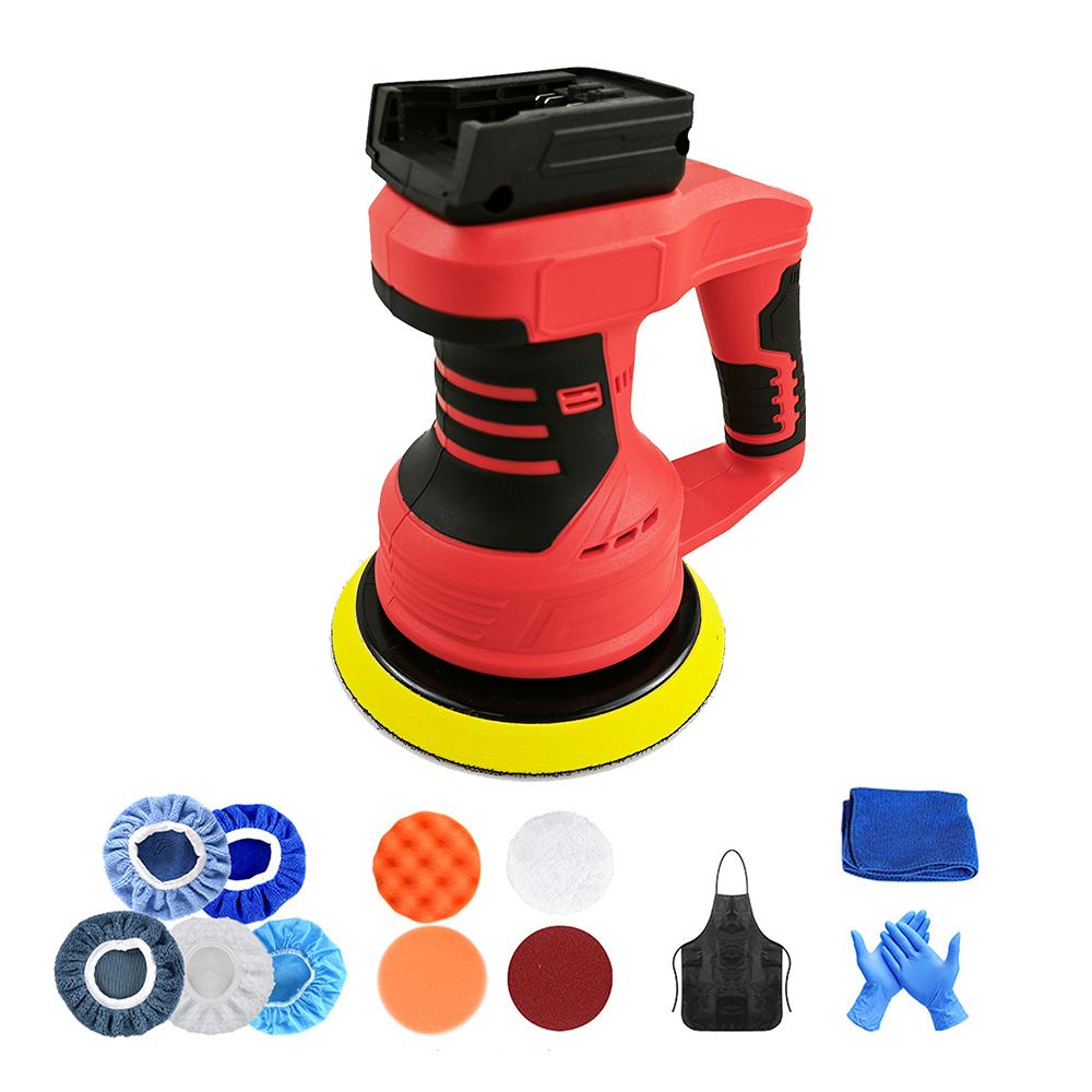 8Gears 150MM Electric Car Polisher Auto Polishing Wax Power Tool Sanding Rust Removal Machine For Makita 18V Battery Pin