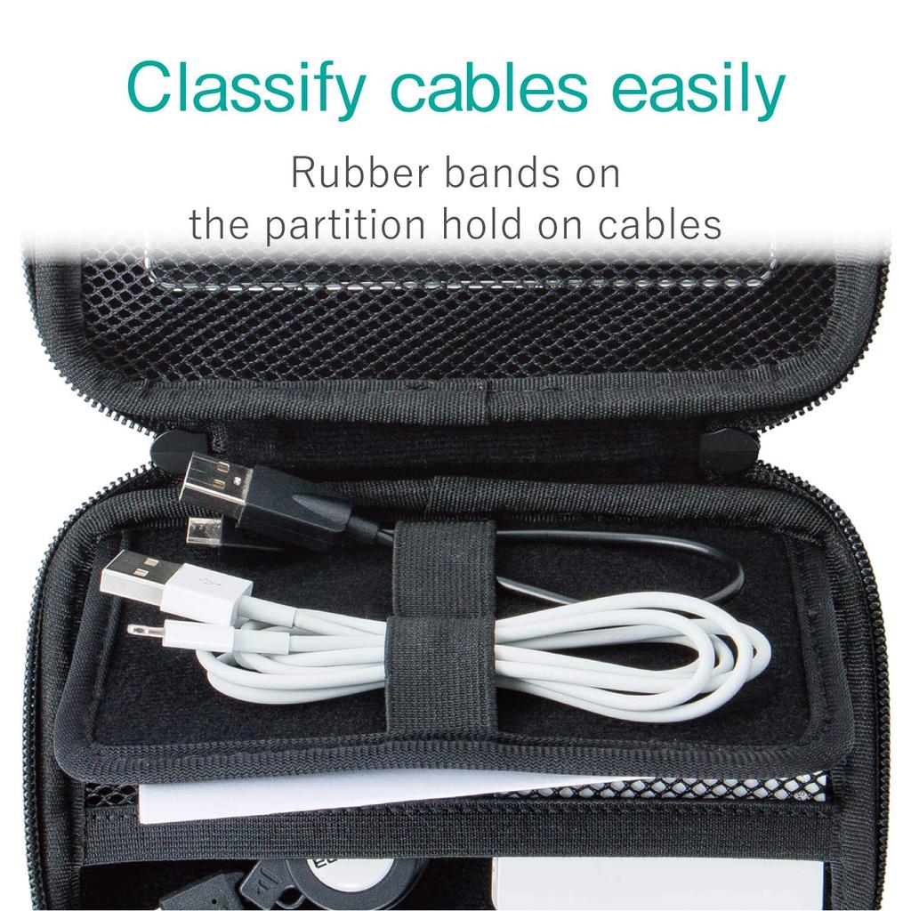 ELECOM Beutel Gadget-Aufbewahrung S Größe Schwarze Tasche in der Tasche TB-01GPBK