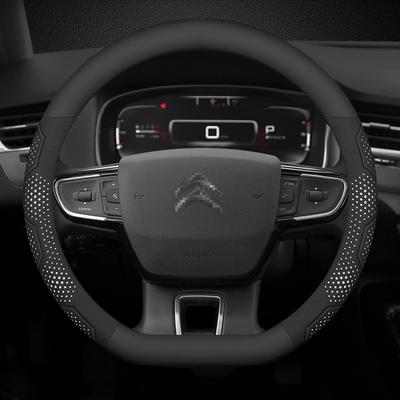 För C1 C2 C3 C4 C5 C6 VTS Xsara C-Crosser Berlingo Jumpy Kolfiber Mocka Bilrattöverdrag Auto Tillbehör