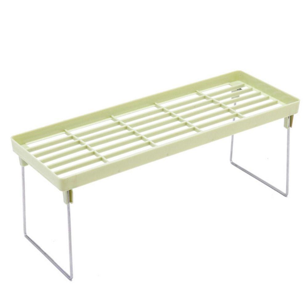 

Распродажа Кухонный стеллаж для хранения Стеллаж для банок Поддержка хранения Подставка для кладовой Органайзер Полка для кухонного шкафа зелёный