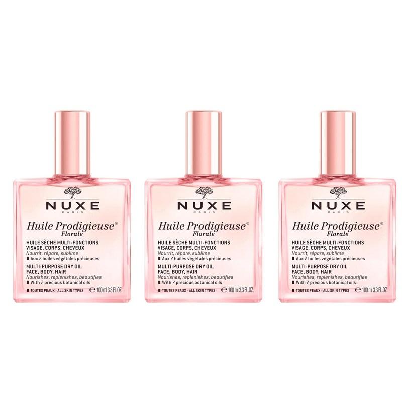 NUXE Huile Prodigieuse Multi-Floral Oil 100ml X 3 Pcs