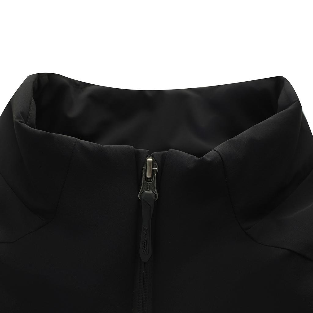 LiNing Sport Fashion Versatile Anti-Static Warm Stand Collar Goose Down Vest Men vest AMRV109-2