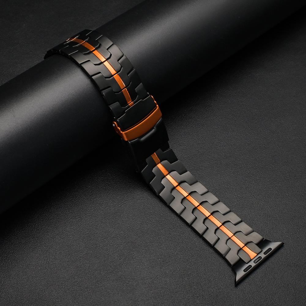 Titan-Armband für Apple Watch Band 49mm Ultra 3 2 Luxuriöses Metallarmband für Iwatch Serie 10 11 46mm 9 8 7 6 5 SE3 44mm 45mm