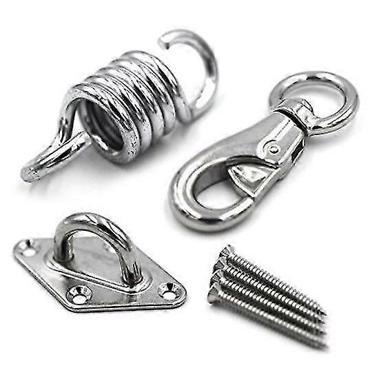 2 Pieces Hanging Hooks 700 Lbs Weight Hammock Spring Supported Chair Spring for Porch Chairs Swings Hanging