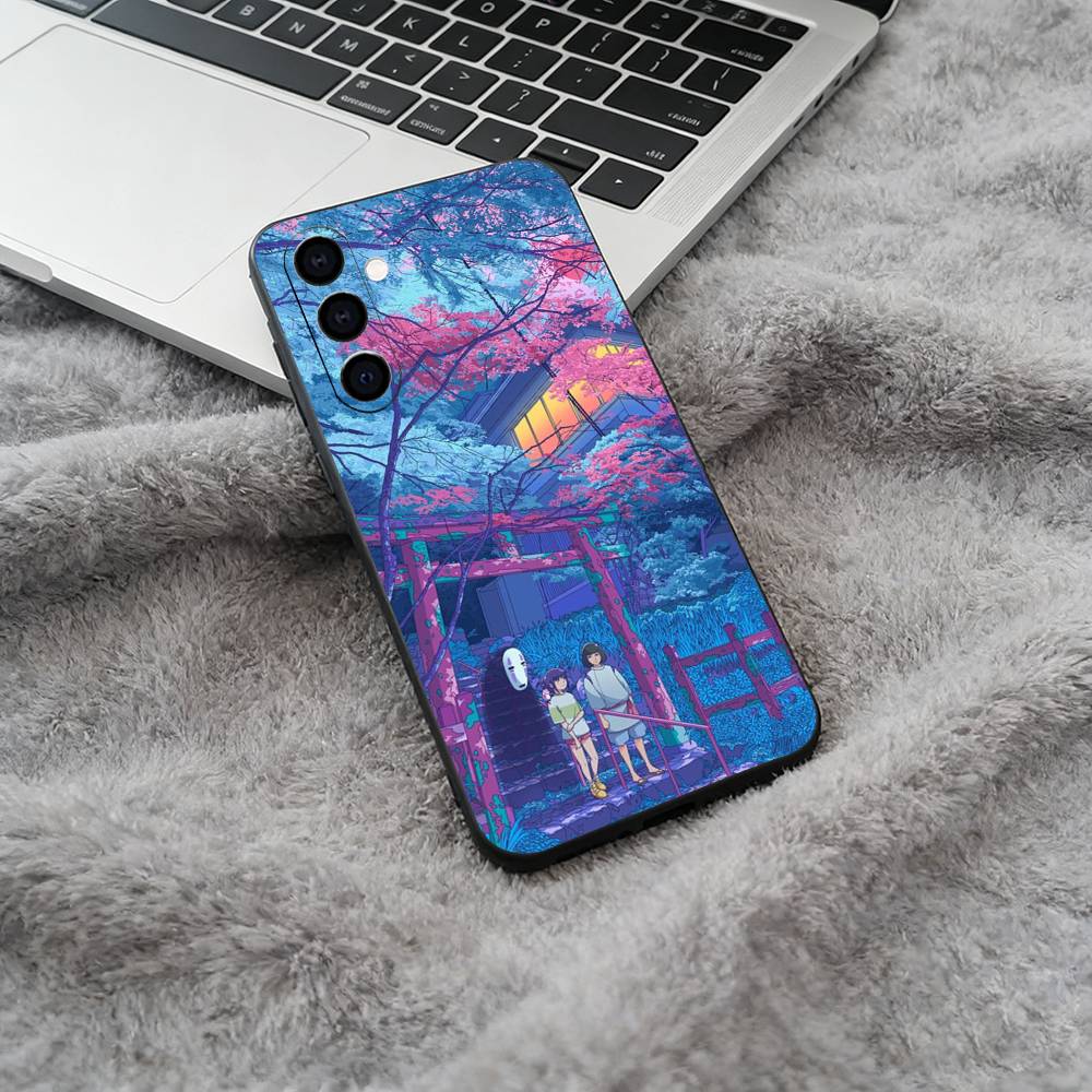 

Чехол для телефона Унесенные призраками Hot-S-A для Samsung Galaxy A73, A71, A72, A70, A53, A52, A51, Мягкий силиконовый черный чехол Samsung a514g