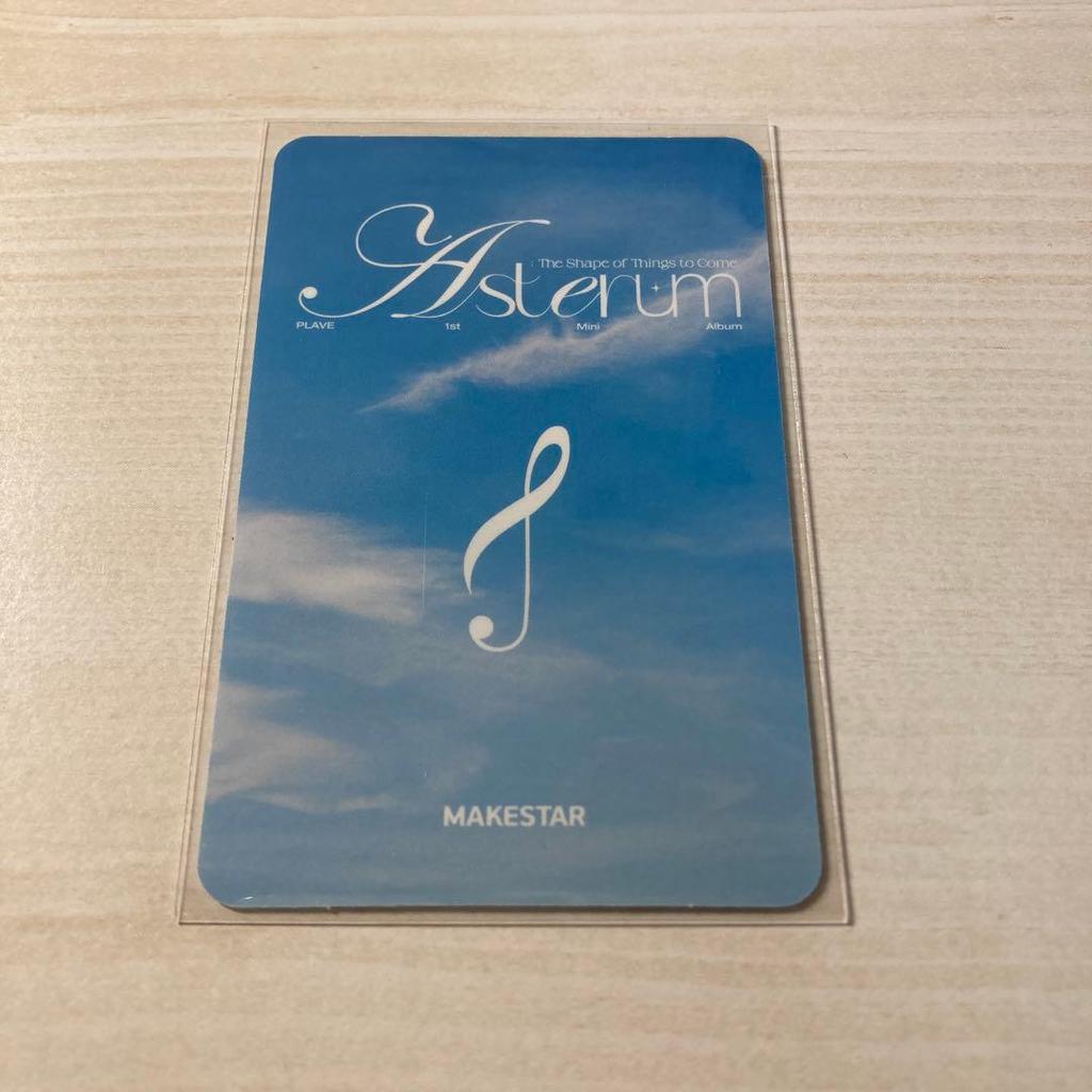 [USED] plave 6th Summer makestar Bambi bonus trading card