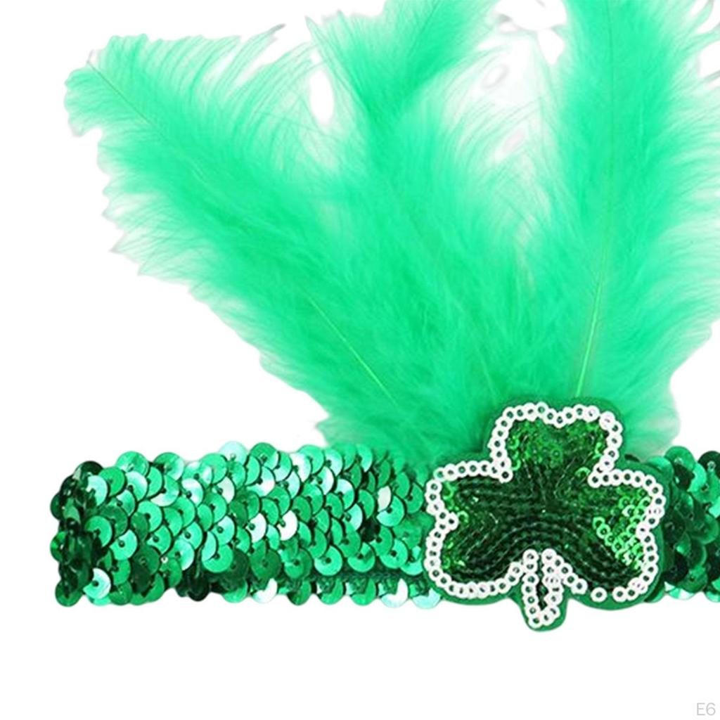 Mardi Gras Sequin Headband Elastic Adjustable for Party Carnival Supplies