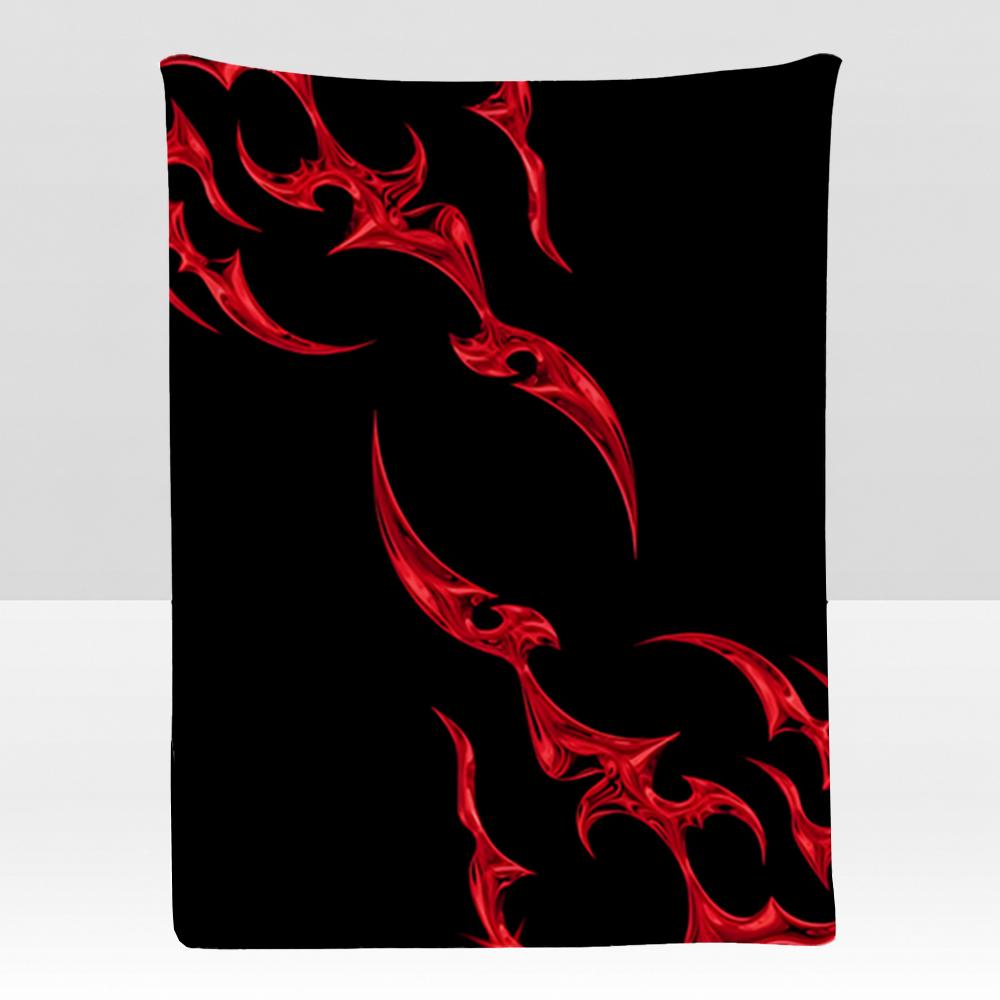 Art Design CCybersigilism Throw Soft Flannel Blanket for Bed Bedroom Sofa Picnic Throw Skinfriendly Breathable Gift Cover