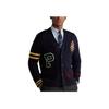 Polo Ralph Lauren Appliqué Embroidered Single-Breasted Long Sleeve Sweater Men sweater Navy-Blue MNPOSWE16820473-410