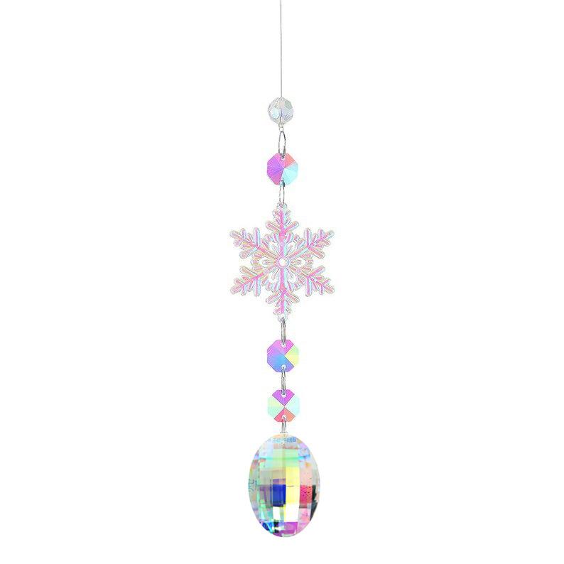 Colorful Agate Sun Catcher Creative Rainbow Prism Ball Window Pendant Rainbow Maker Natural Crystal Hanging Decor Home Car Decor
