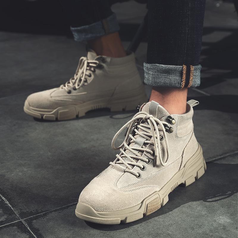 winter men shoes high-top Men's Casual Shoes outdoor shoes for men black Canvas shoes men fashion Cotton shoes snow boots