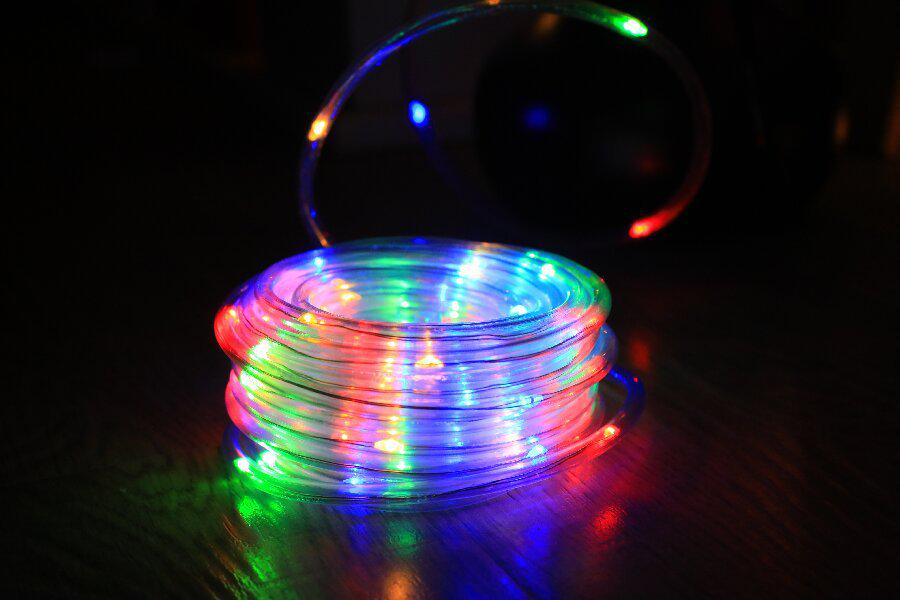 Waterproof Solar LED Copper String Lights - Outdoor Christmas Courtyard & Decorative Luminous Tube Lights