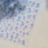 Magical Blow Bubbles Goldfish Bunny Rabbit Cat Kitten Shape Shiny Dreamy Bubbles 5D Nail Art Decorations Sticker Manicure Decal