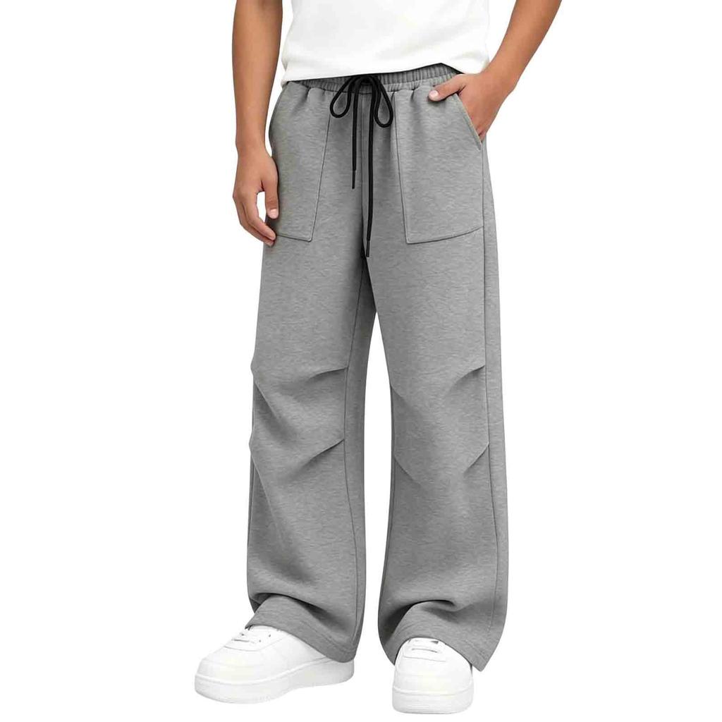 Children's Color Relaxed Fit Jogger Pants for Boys and Girls