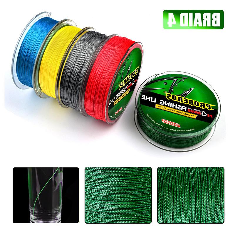 4High Sensitivity Braided Fishing Line100RicePELine0.4#-10#High Tensile Braided Fishing Line Main Line Sub Line5Available Colors
