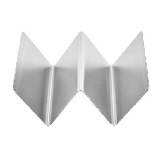 Stojak na naleśniki w kształcie litery W ze stali nierdzewnej i narzędzie taca na taco