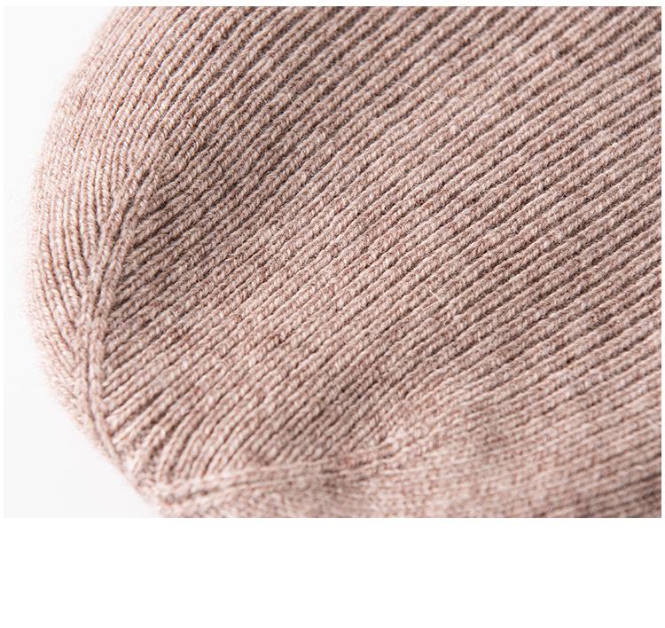 Unisex High-End Wool Knit Beanie – Versatile, Warm, Autumn/Winter Hat