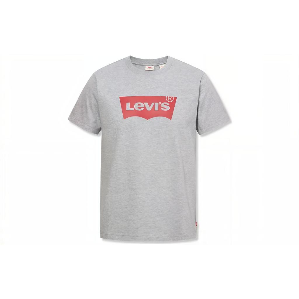 Levi's T-Shirts Men's Gray Crew Neck Moderate Straight Fit A4391-0008