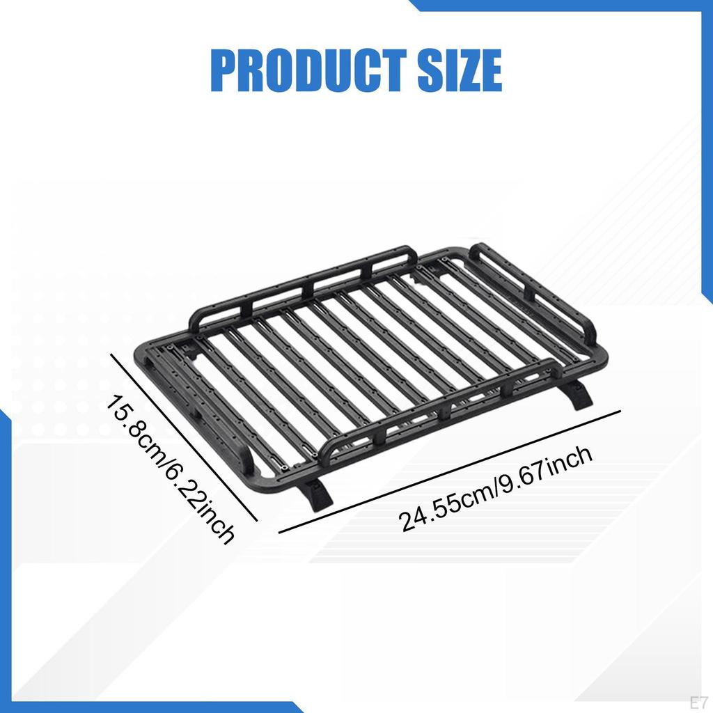 1/10 RC Car Roof Rack Luggage Modified Convenient Lightweight Practical Replacement