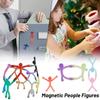 Fridge Magnets Man, Humanoid Magnetic Toys For Fridge, Magnetic People Mini Humanoid Colorful Magnetic Toy For Locker, Office