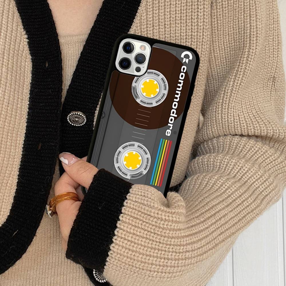 C-Commodore 64 PC+TPU Shockproof Protective Phone Case For IPhone17 14 15 16 Pro Max 13 12 11 17 Air