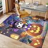 Office Rug Halloween, Kuromi Anti-Slip Rug, Machine Washable for Living Room, Bedroom, Office, Multiple Sizes, Bedroom Mat, Decorative Mat, Durable Ma